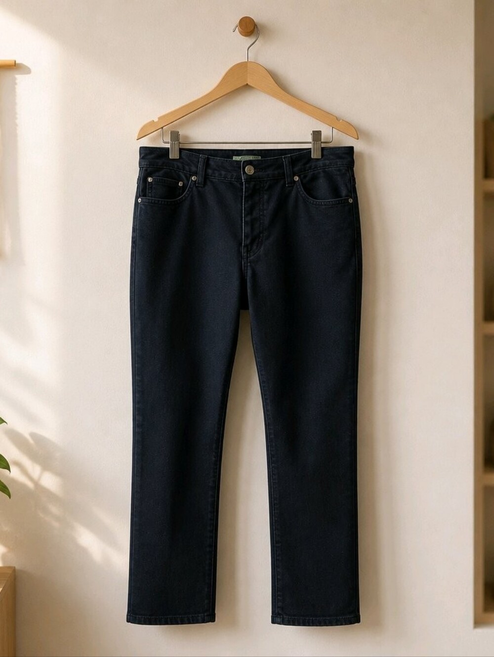 Lauren Ralph Lauren Black Heritage Jeans Size 10 Womens